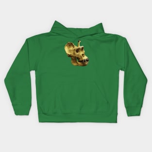 Gorilla banana skull Kids Hoodie